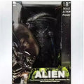 18inch Alien Horror Halloween 1979  transparent skull Warrior alien battle reverse alien movable doll model figurine desktop