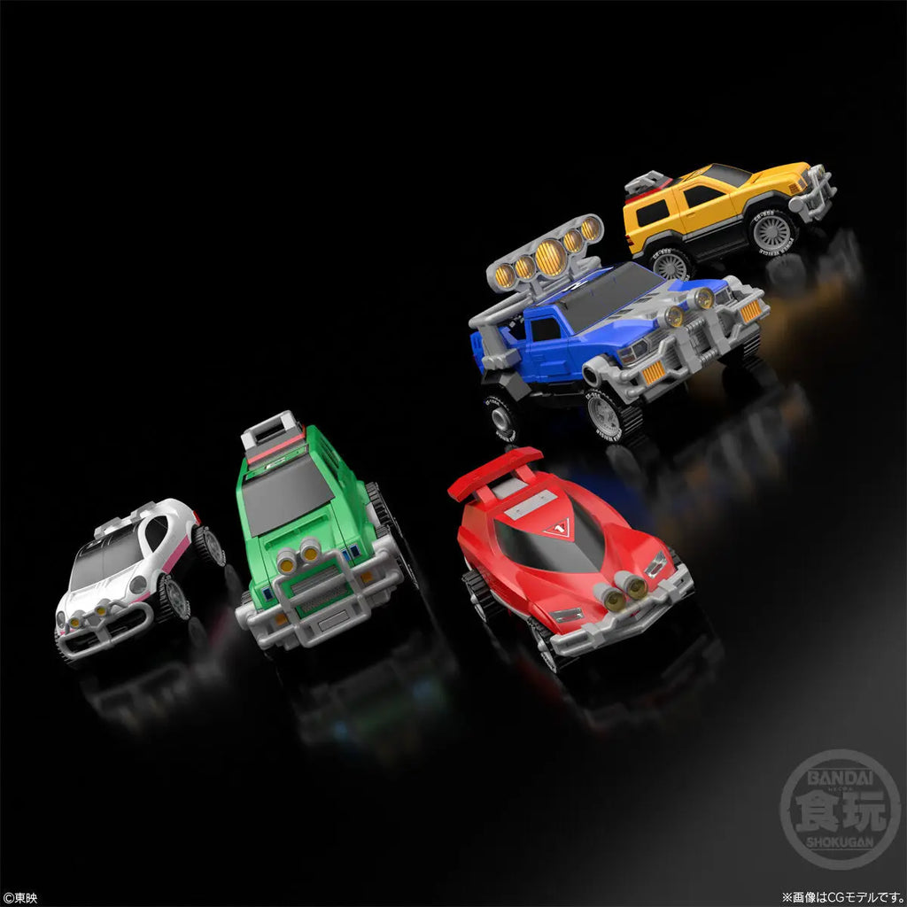 BANDAI SMP Gekisou Sentai Carranger RV ROBO Anime Action Figures Assembly Collection Toy