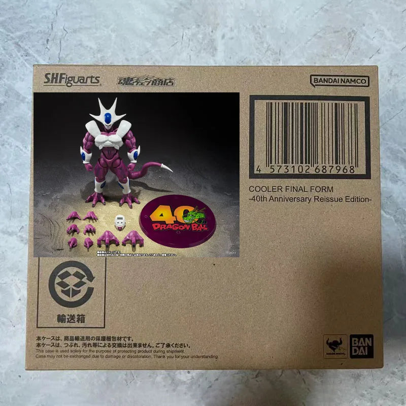 Low price In Stock BANDAI Original S.H.Figuarts DRAGON BALL SON GOKU COOLER FINAL FORM 40TH SHF Action Figure Model Gift for Kid