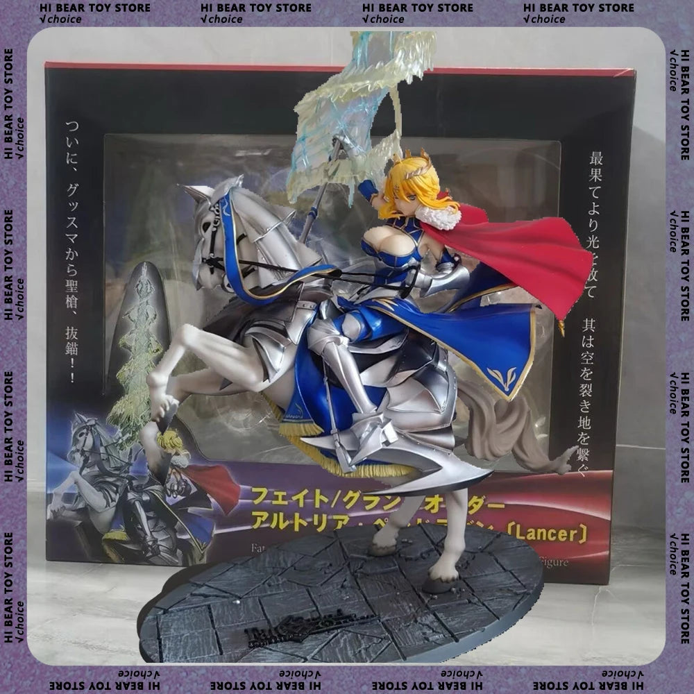 Фигура на Saber Fate/Grand Order Аниме Фигурка Altria Pendragon Екшън Фигурка PVC Готини Момичета Модел Сладка Декорация за Бюро Детски Подаръци