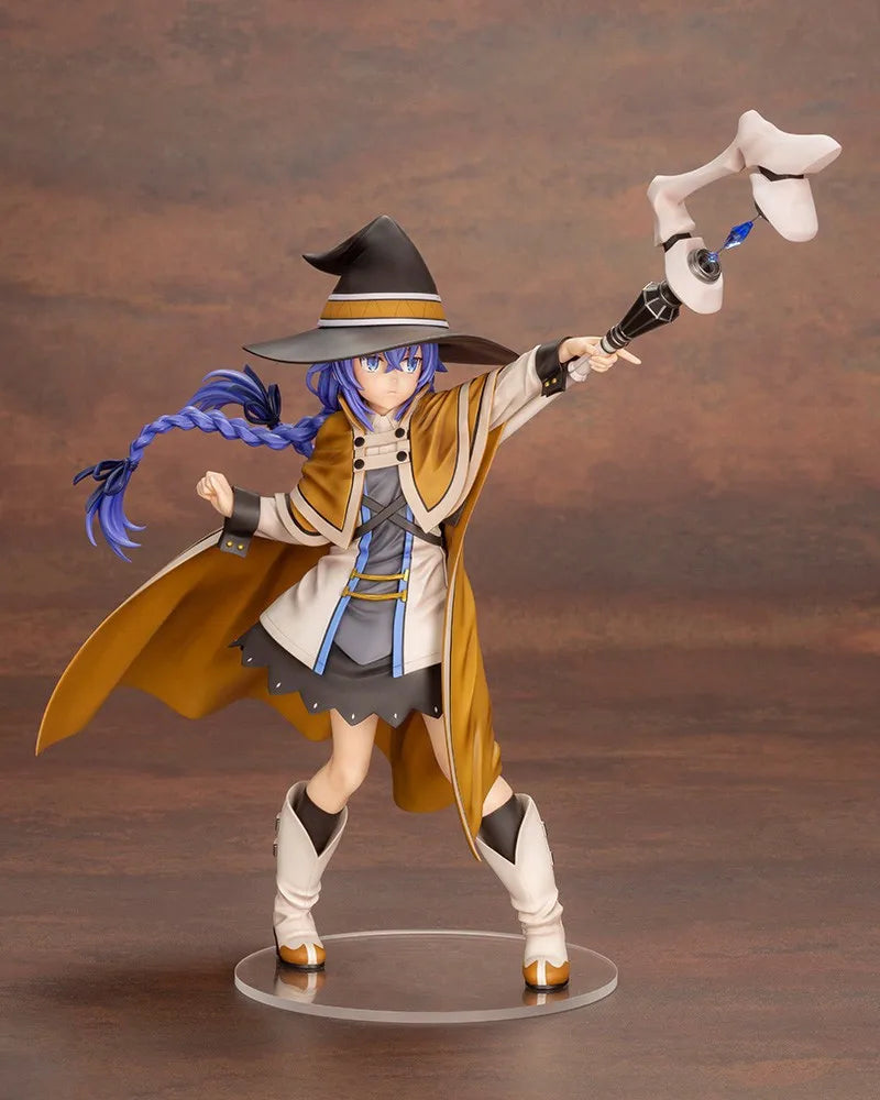 25CM Anime Mushoku Tensei Isekai Ittara Honki Das Roxy Migurdia Abbildung Modell Stehenden Hut Spielzeug Geschenk Sammlung Action Figur PVC
