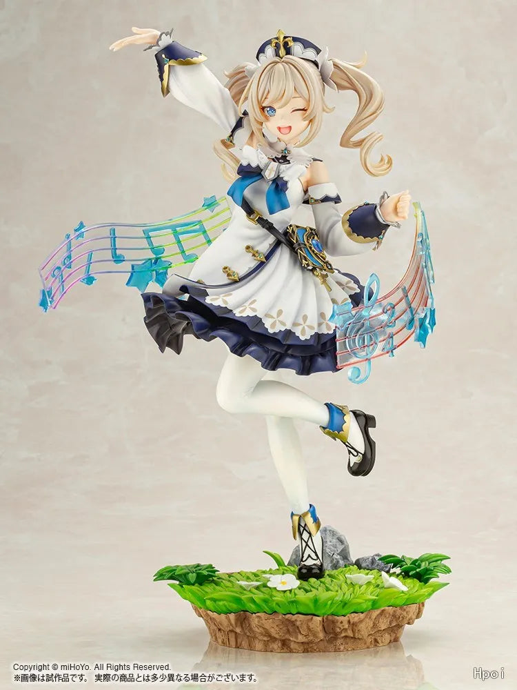 20cm Anime Genshin Impact Barbara Figure Genshin Impact Lumine Action Figure Traveler Aether Venti Figurine Collectible Doll Toy