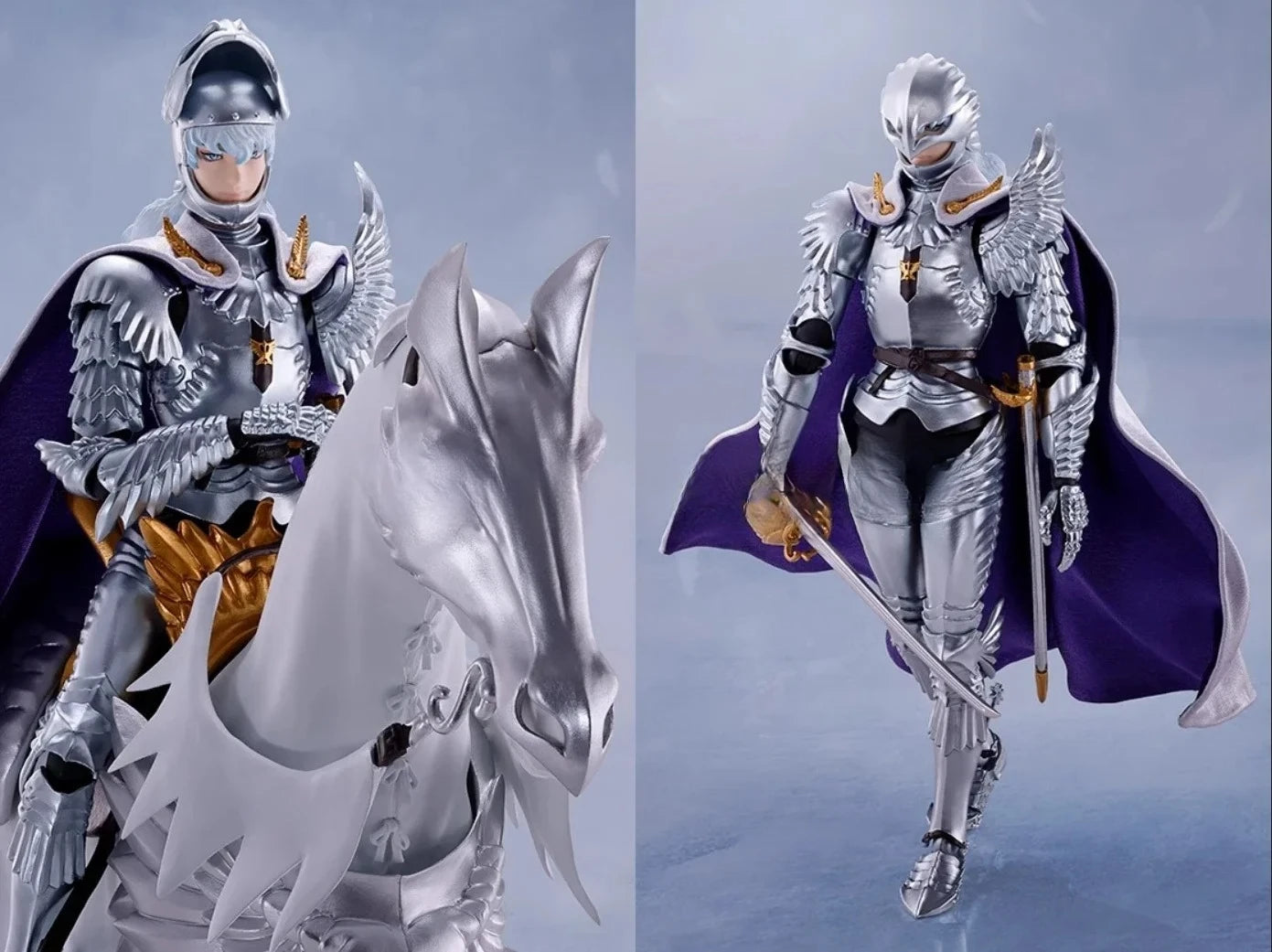 In Stock Original Sh Figuarts Griffith SHF Hawk Of Light Action Figures Model Toys Anime Figura In Stock