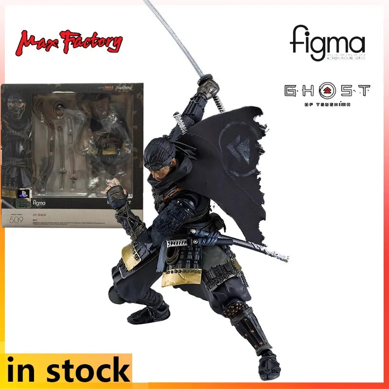 Max Factory Original Finished Movable Doll Soul of Tsushima Island Anime Action Figure Toys Collectible Model Gifts for Boys
