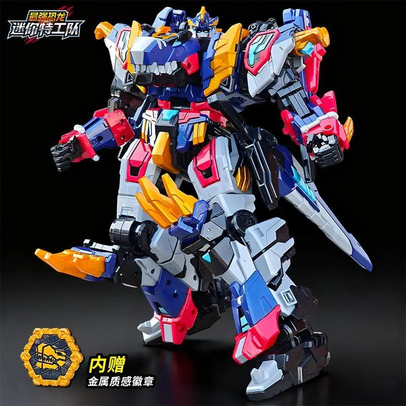 MiniForce Penta X Ranger Transformation Robot Bot REX KAISER Model Mini Force Deformation Combiner Action Figure Toys Gift