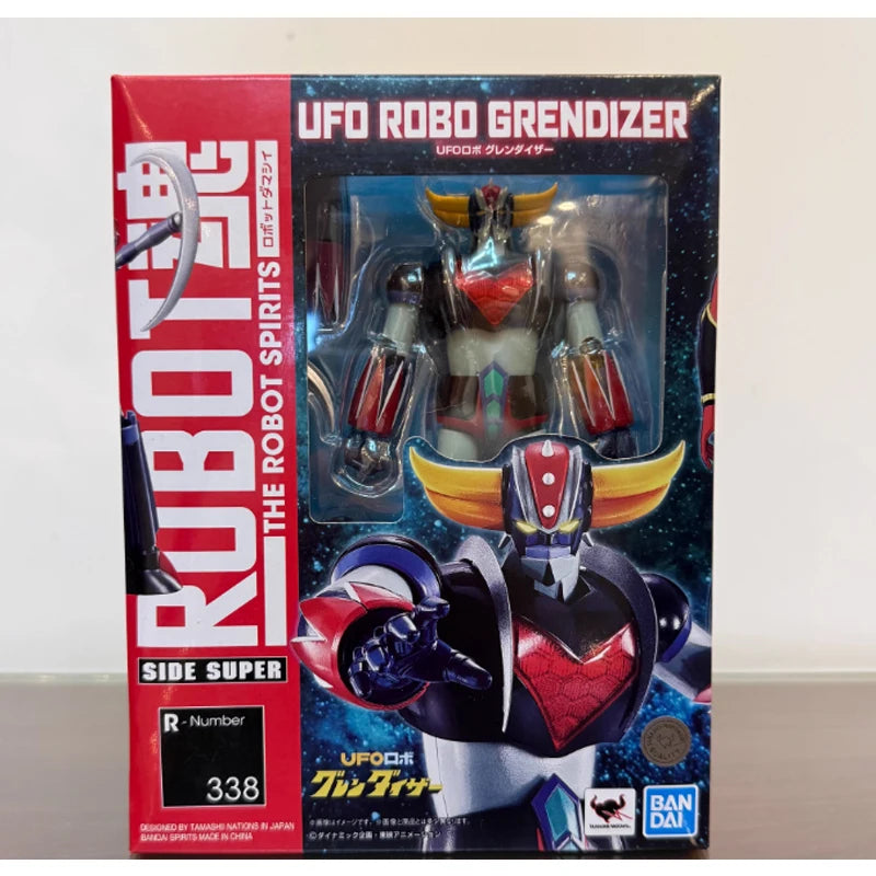 Bandai Genuine THE ROBOT SPIRITS 338 UFO Robot GRENDIZER Anime Action Figure Collectible Model Toys Ornaments Gift