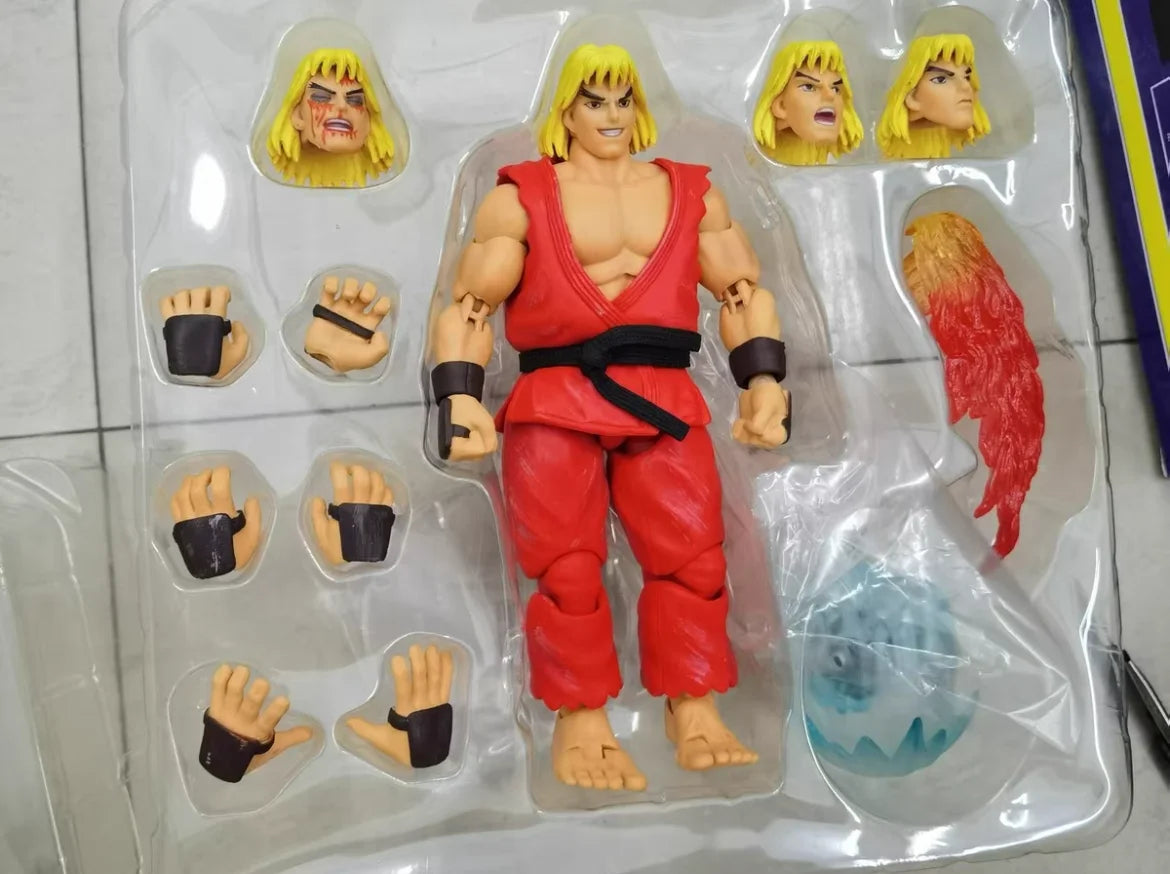 Ultra Street Fighter Ken Masters Action Figure Storm Toys Usfii: The Final Challengers Figure Movable Collection Model Toys Gift