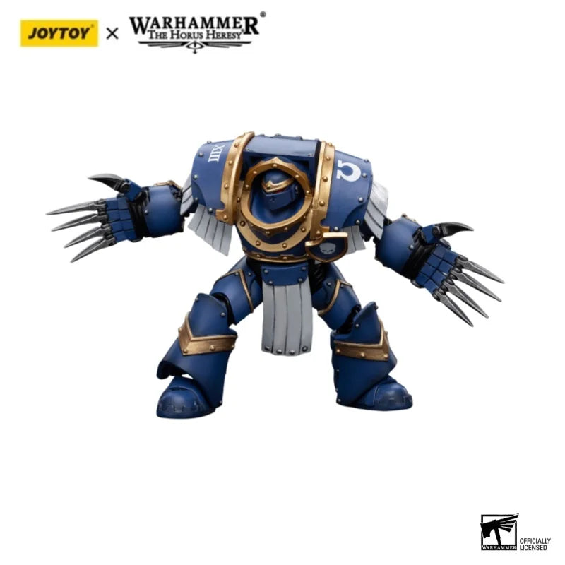 JOYTOY Warhammer 40000/40k The Horus Heresy Ultramarines Cataphractii Terminator Squad Terminator with Lightning Claws Figure