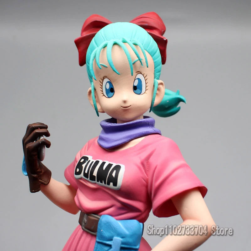 Anime Dragon Ball Bulma Figures Bulma Glitter & Glamours Tenkaichi Budokai  Action Figures PVC Collection Model Toys Gifts