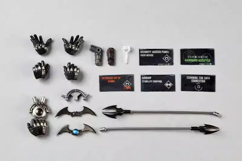 Factory Kaiyodo Amazing Yamaguchi Revoltech Batman Arkham Knight Ver. Anime Action Figures Collection Ko Figure Model Custom Toy