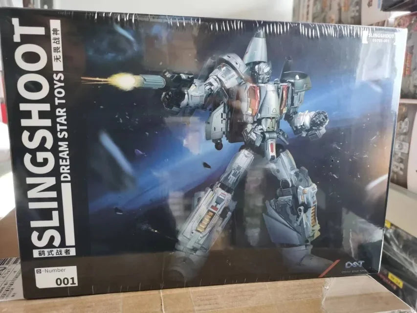 【Inventory】 DST01-002 F16 HighDrive Dream Star DST01-001 Slingshot Super Airplane Alloy Action Figure Transformed Gift with Box