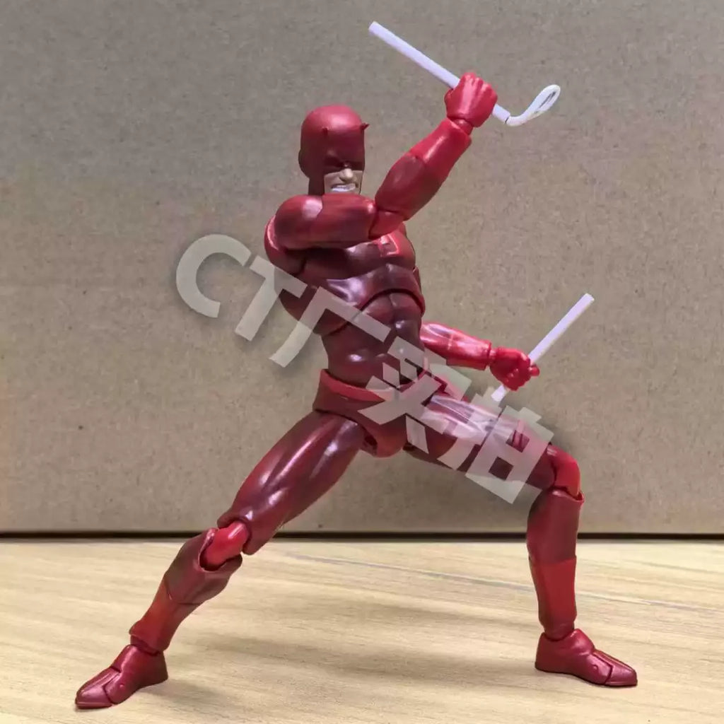 New Toys Daredevil Figure Mafex 223 Shf Ko Daredevil Comic Version Action Figure Pvc Figurine Statue Spiderman Colletion Gift