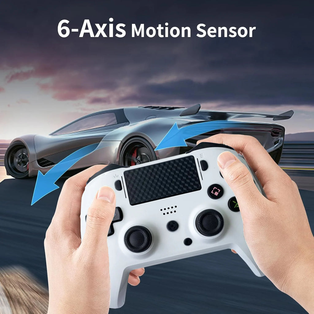 For PS4/Switch2/Switch Wireless Gaming Controller Bluetooth Gamepad with RGB Light for Android/iOS/PC 6-Axis Gyro Newest