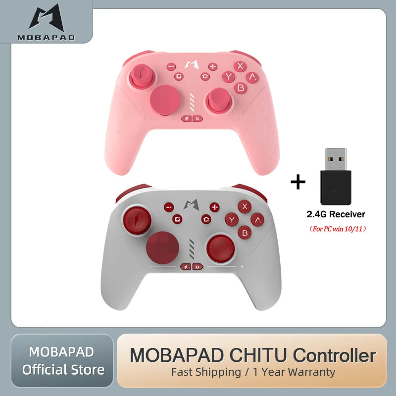 MOBAPAD Mechanical HALL Joystick Bluetooth Gamepad Vibration Controller For Nintendo Switch PC Android iOS Game Console ﻿