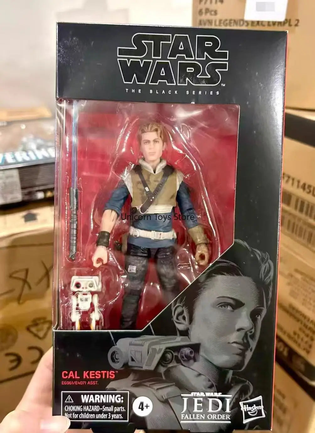 In Stock Hasbro Star Wars Games Black Box Series Carl Kestis 6-inch Doll Model Figures Genuine
