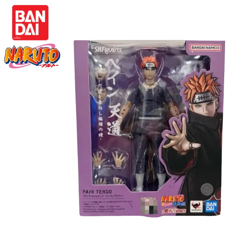 In Stock Original Bandai 100% Genuine Naruto S H Figuarts Pain Anime Merchandise Action Figure Figurine Ornaments Holiday Gifts