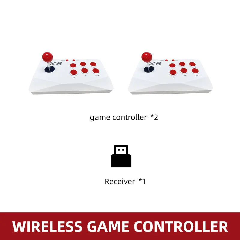 1PCS/2PCS Wireless Arcade Gamepad For M8 Retro Game Stick Rocker Arcade Joystick with 2.4Ghz Receiver Game Controller