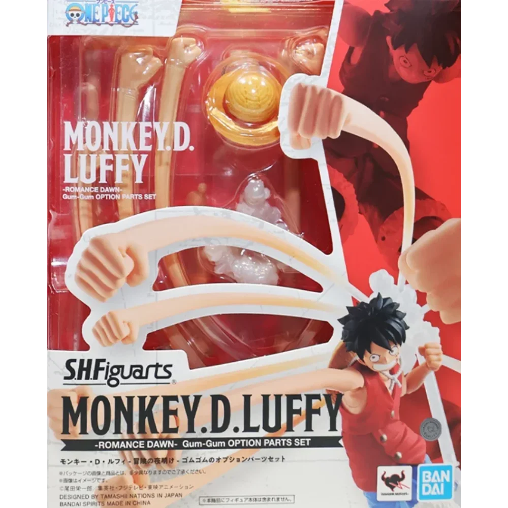 In Stock Bandai SHF S.H.Figuarts One Piece LUFFY ROMANCE DAWN Gum-Gum OPTION PARTS SET Figure