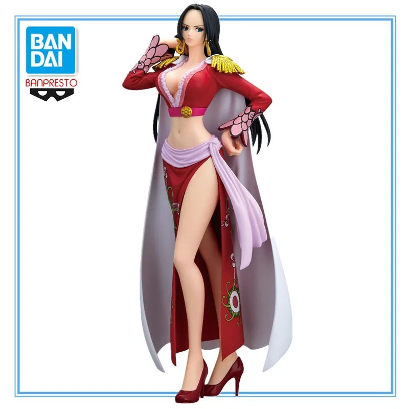 Original Banpresto Glitter & Glamours One Piece Boa Hancock 22Cm Anime Action Figure PVC Collectible Model Toys Children's Gifts