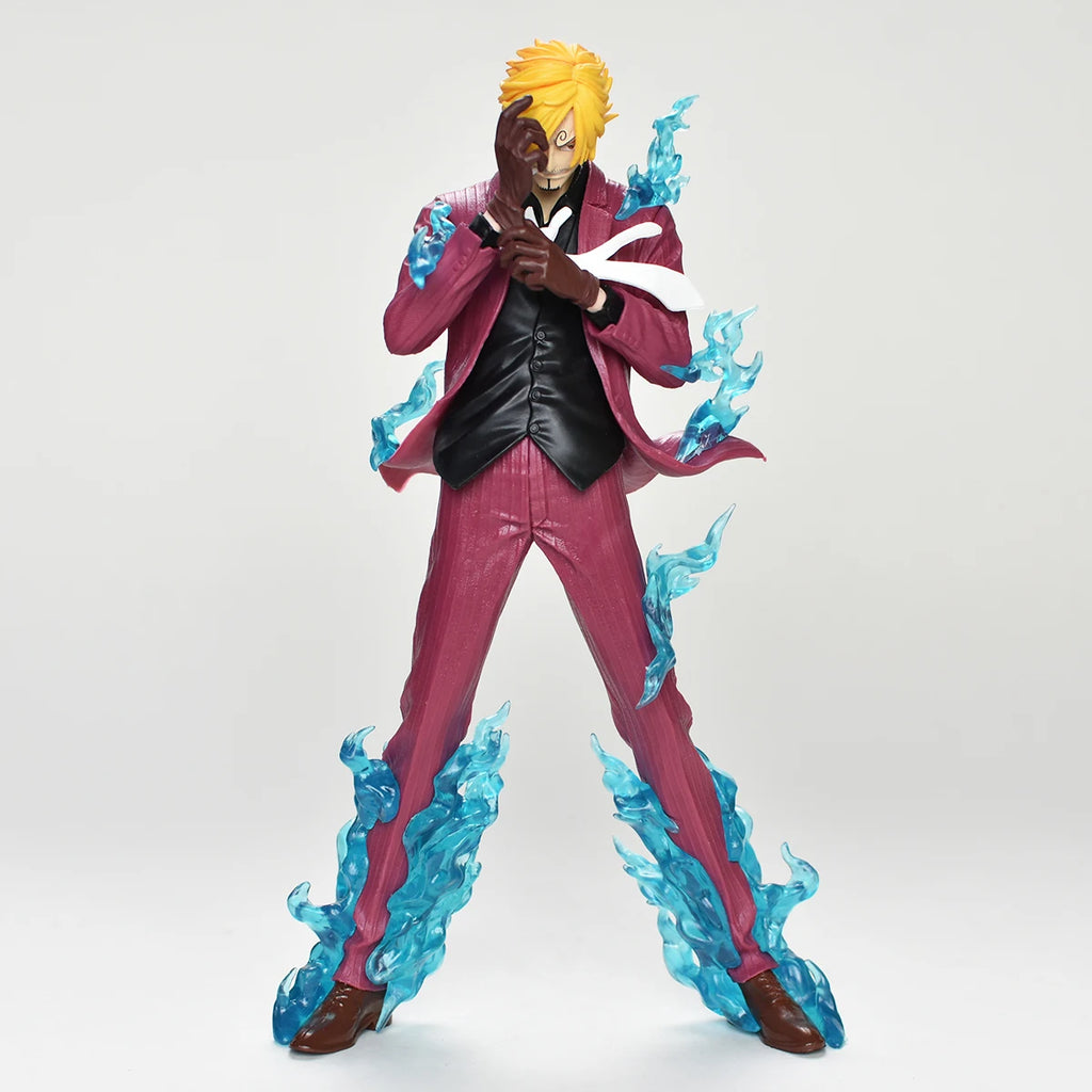 25cm/9.8in Anime One Piece Figure Sanji Action Figure Collectible Model Statue Toy Gift