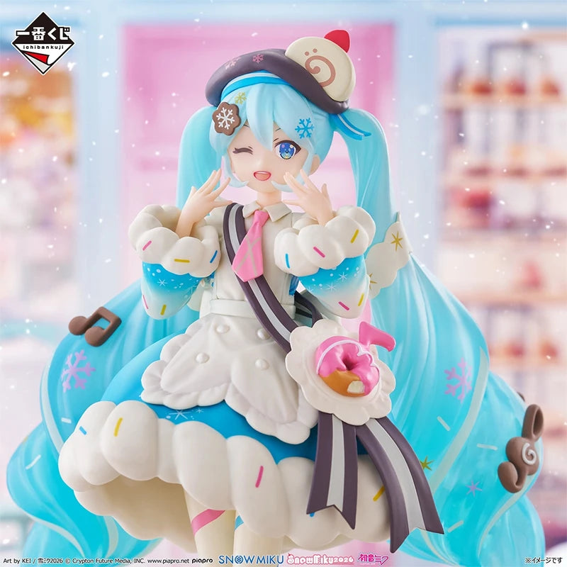 BANDAI Genuine Ichiban Kuji Hatsune Miku Anime SNOW MIKU ALL STARS 2026 Action Figure Toys Gift Collectible Model Ornaments