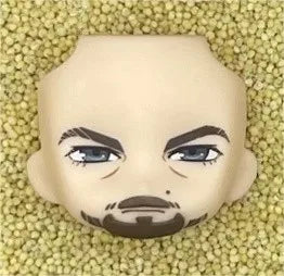 liulangwushi GSC Clay Man Face doll face hair doll accessories