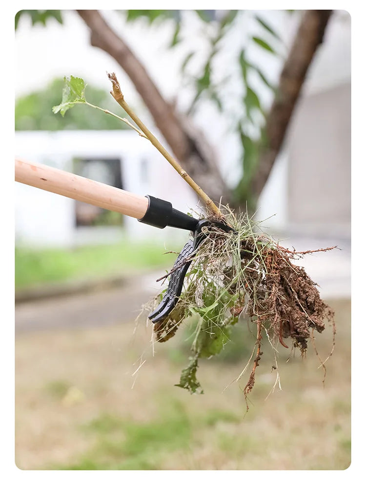 Portable standing weeder, manual weeding/pulling/rooting/garden hand tools, single weeder without pole