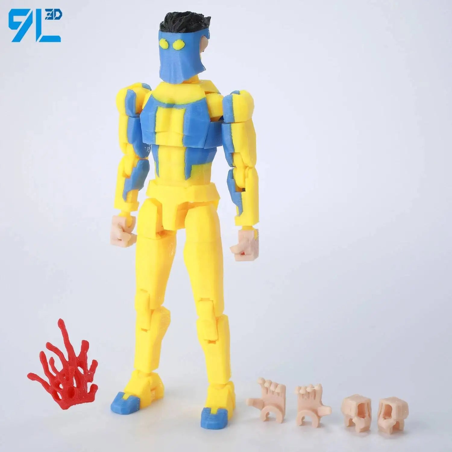 9L3D Superman Invincible Boy Batman Action Figure LUCKY13 Multi-Jointed Poseable T13 Titan13 Hero Model Dummy13 Collectible Toys