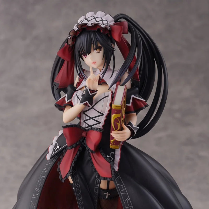 New Date A Live Kurumi Tokisaki 'Nibelcole' Anime Figure Gothic Lolita Spirit Collector Statue Desktop Ornaments Model Toy Gift