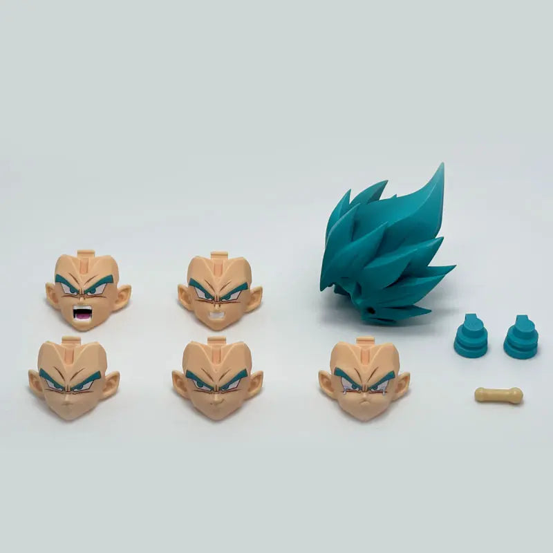Tiger Toy Vegito Head Accessory Part Suit 2.0 3.0 Figure Dragon Ball Super Saiyan God Anime Action Figure Figurine Toys Gifts