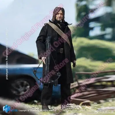 In Stock 100% Original HIYA 1/12 The Walking Dead Daryl Dixon Exquisite Super Series Anime Action Collection Figures Model Toys