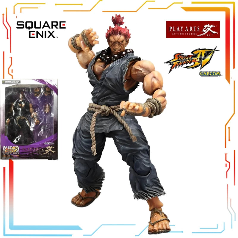 SQUARE ENIX Original PLAY ARTS Modified Finished Movable Doll Street Fighter 4 Anime Action Figure Model Toys Gifts for Boys