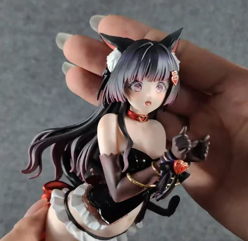 Neu auf Lager Siki Anim The Bound Cat Luvna Anime Actionfigur Modell 24,9 cm Desktop Sammlerstück Handgefertigt Spielsachen &amp; Hobbys