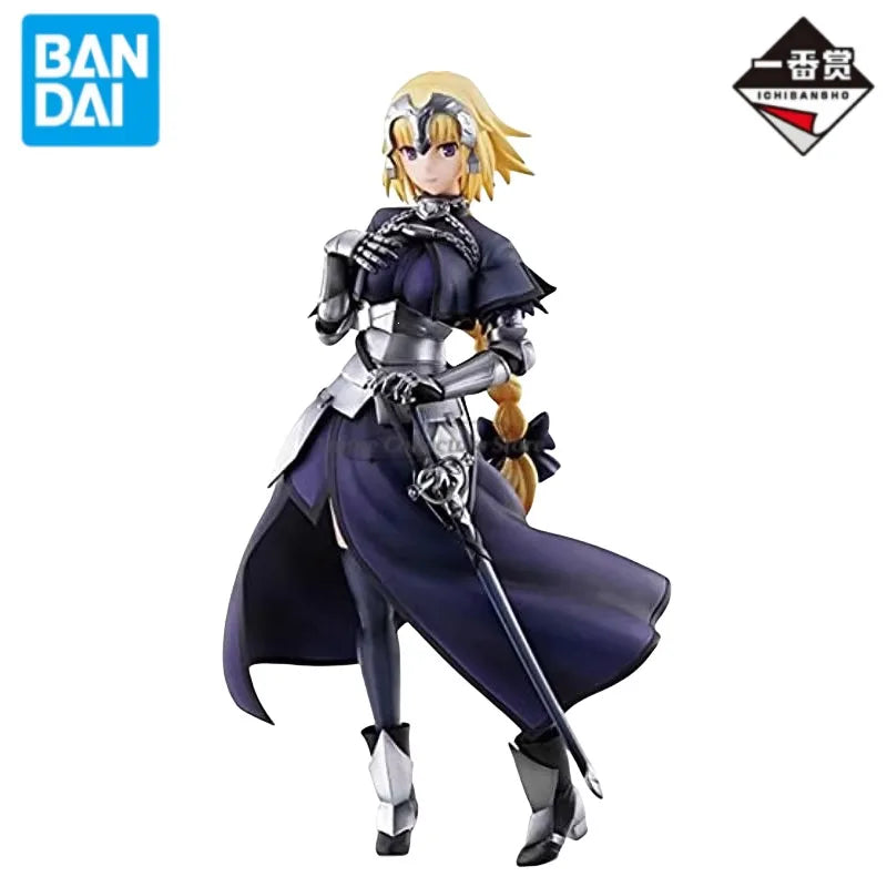 Original Bandai Anime Fate/Apocrypha Ichiban Kuji Jeanne D'Arc Mordred Saber of Red Anime Figures Desktop Ornaments Gifts