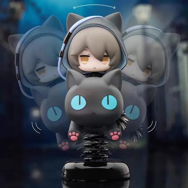 Hot Sale APEX-TOYS Arknights Happy Shake Phantom Q-version 10CM PVC Wobbler Anime Figure Collectible Gift Box for Boys Fans