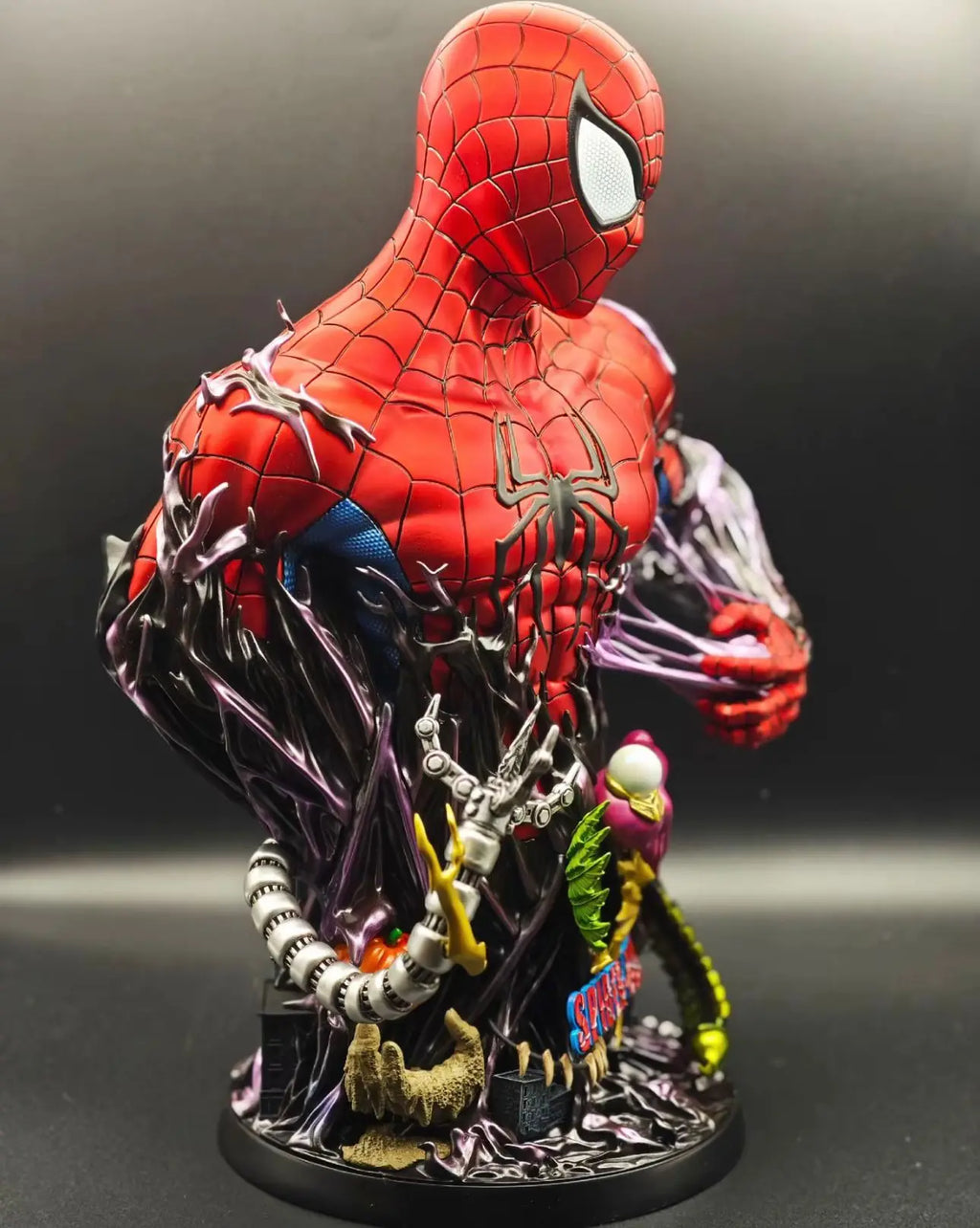 1/3 Scale The Avengers Spider-Man Figures Resin Model Movie Scene Statue 30CM Desktop Decoration Ornaments Collectible Gifts Toy