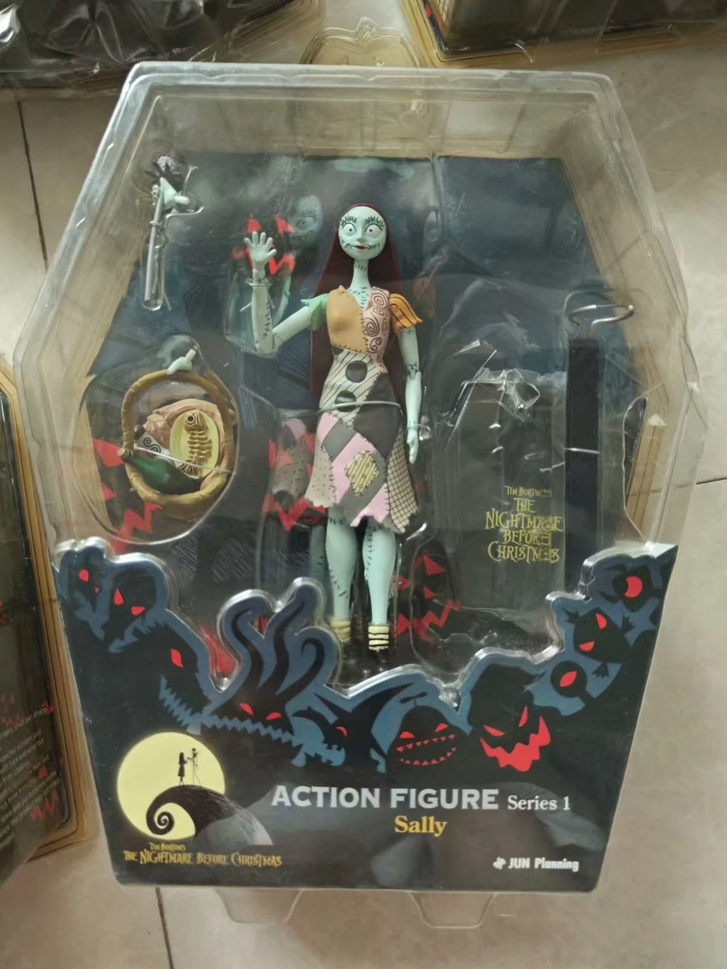 Disney Jun Planning Nightmare Before Christmas Series 1 Action Figure - Santa Jack & Dr.Finklestein  Gift Halloween 5 pcs