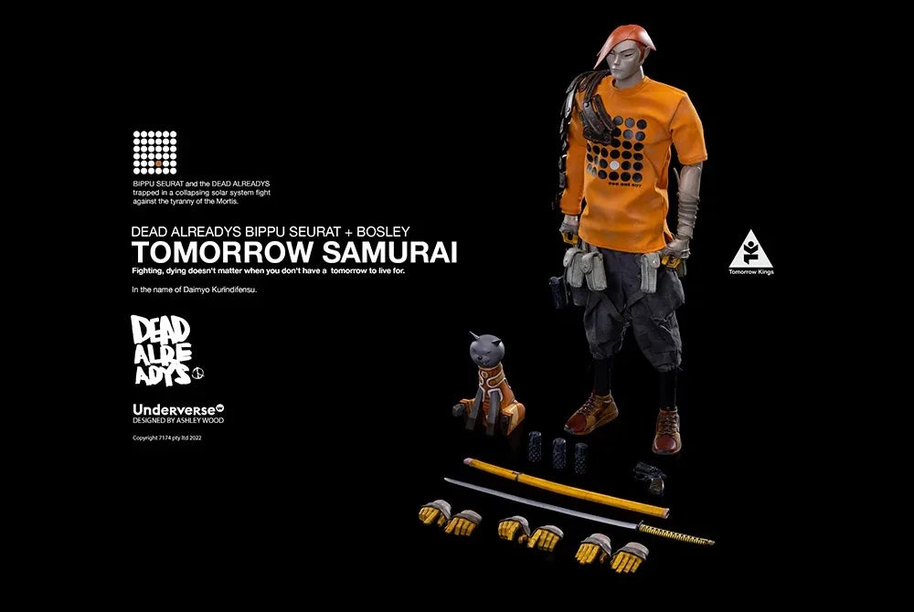 【In Stock】Original UNDERVERSE NDERVERSE TOMORROW KINGS Series BIPPU SEURAT 1/6 Action Figure Ornament Toy Model