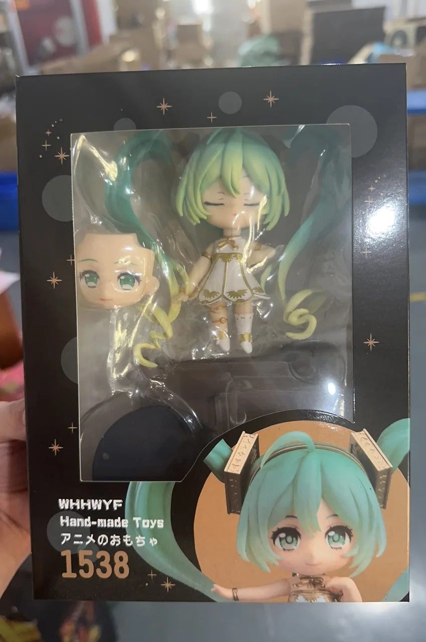10 cm #1939 Hatsune Miku Anime-Figur, virtuelle Idol-Sängerin #1940 Miku Actionfigur, PVC-Sammlermodellpuppe, Weihnachtsgeschenk