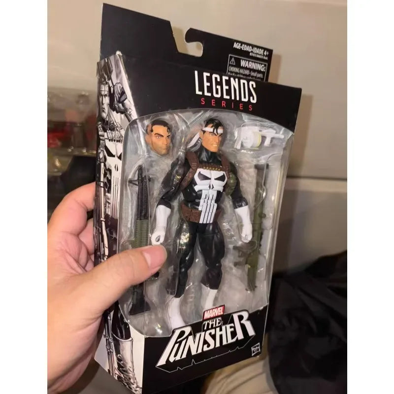 Original Hasbro Marvel Legends Series The PUNISHER Anime Figure Toy Collection Gift