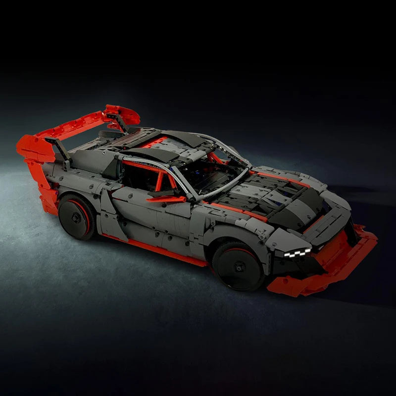 Champion Speed Cars Moc Building Bricks S1 E-Tron Quattro Sports Car Model Technology Modular Blocks Gift Christmas Toys DIY Set