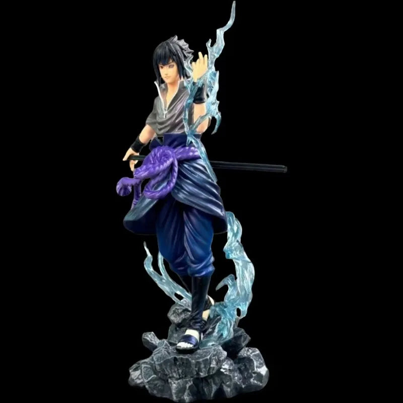 25cm Naruto Anime Figure Uzumaki Naruto Uchiha Sasuke Action Model Pvc Statue Desktop Ornament Collection Toys Gift