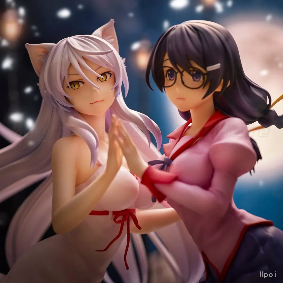 【In Stock 】UnionCreative Nekomonogatari(Kuro) Hanekawa Tsubasa and Black Hanekawa Beauty Anime Ornaments Collection Gifts