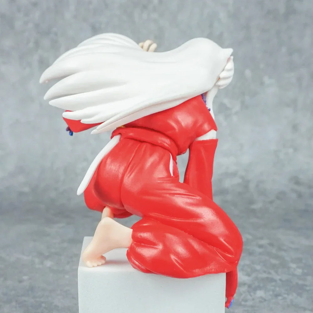 Anime Inuyasha Sesshoumaru Dekoration Ornamente Action Figure Sammlung Modell Spielzeug für Kinder Geburtstag Spielzeug Weihnachten Gif