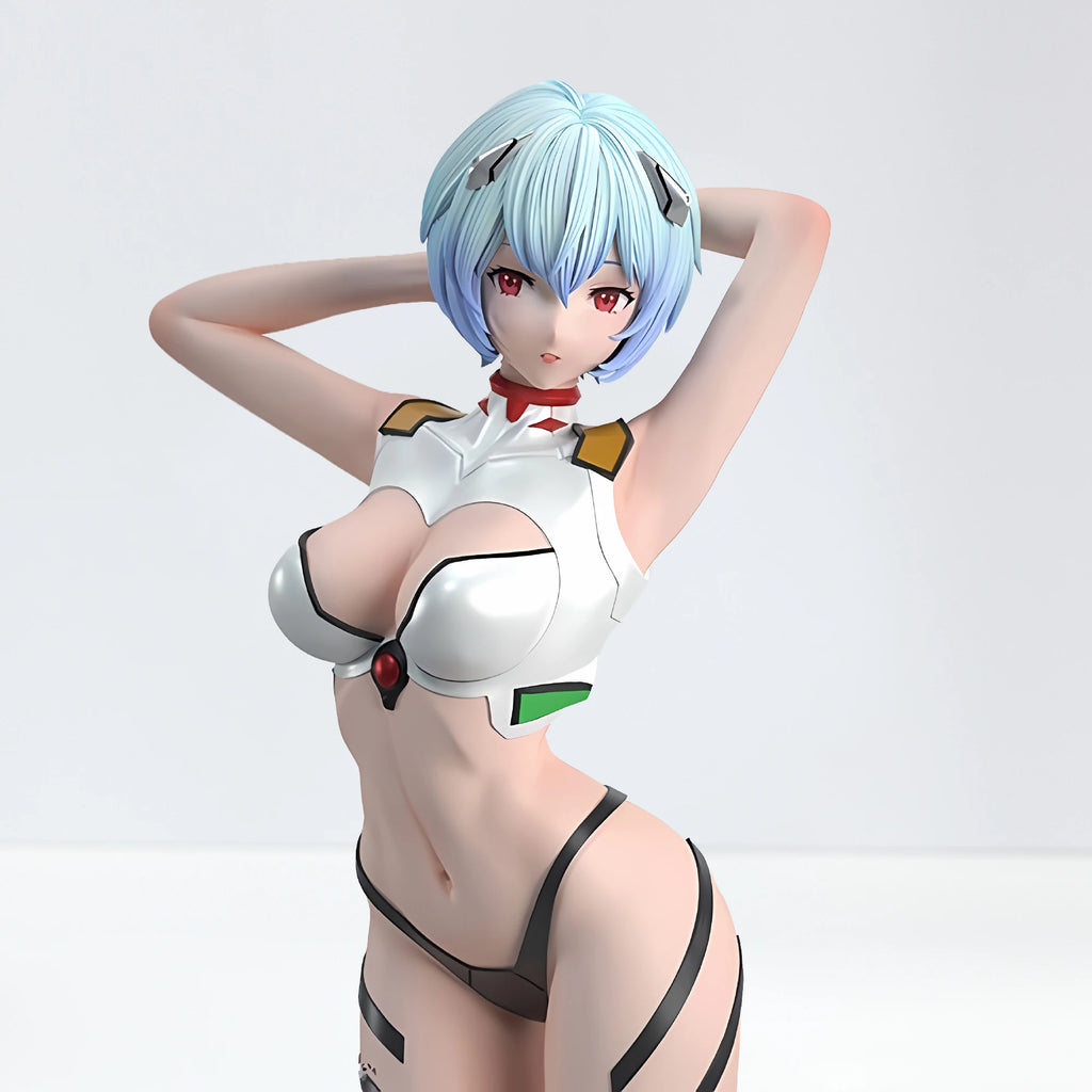 Neon Genesis Evangelion Asuka Langley Rei Ayanami  Mari Makinami Action Figure PVC Posable Model Anime Collectible Toy