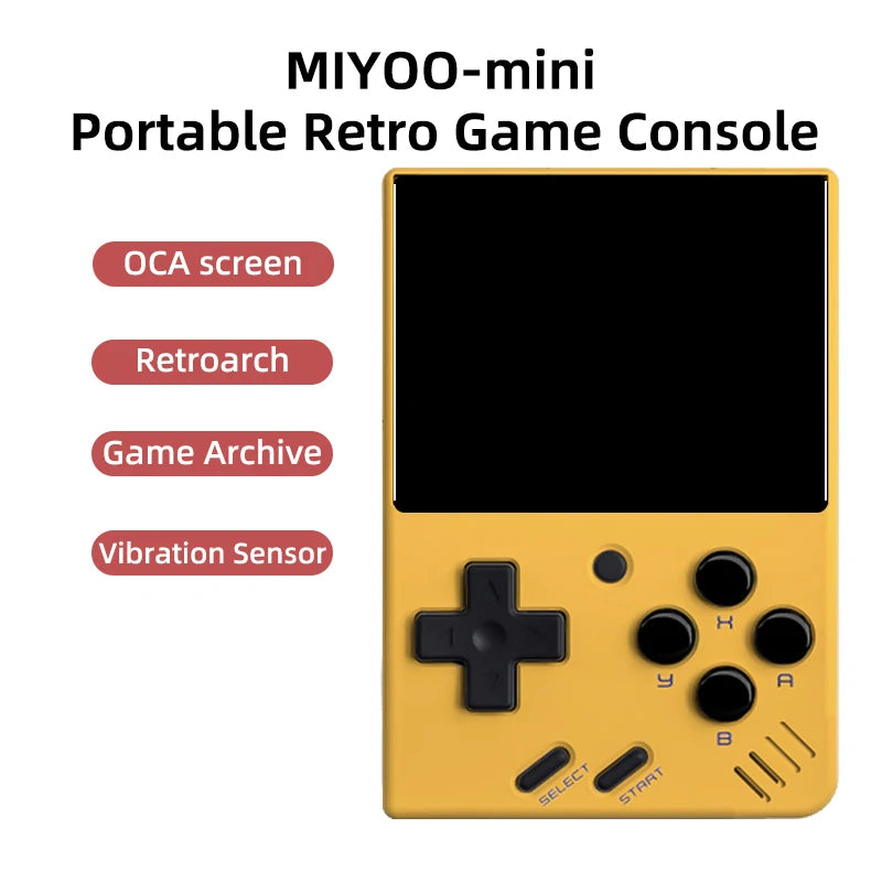 Tragbare Retro-Handheld-Spielkonsole 2,8 Zoll IPS-Bildschirm Videospielkonsolen Linux-System Klassischer Gaming-Emulator