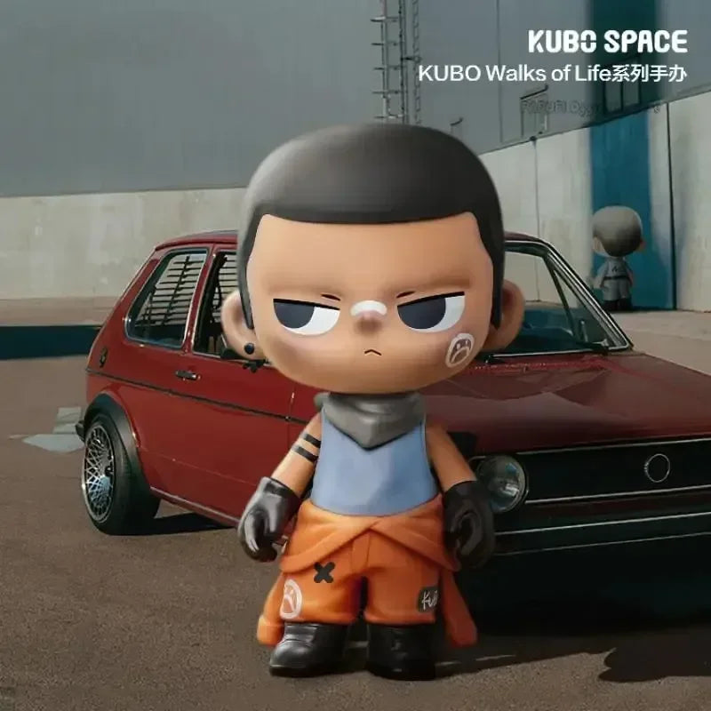 POP MART Kubo Walks of Life Series Mystery Action Figure Blind Box Cute Surprise Birthday Toy Collectible Model