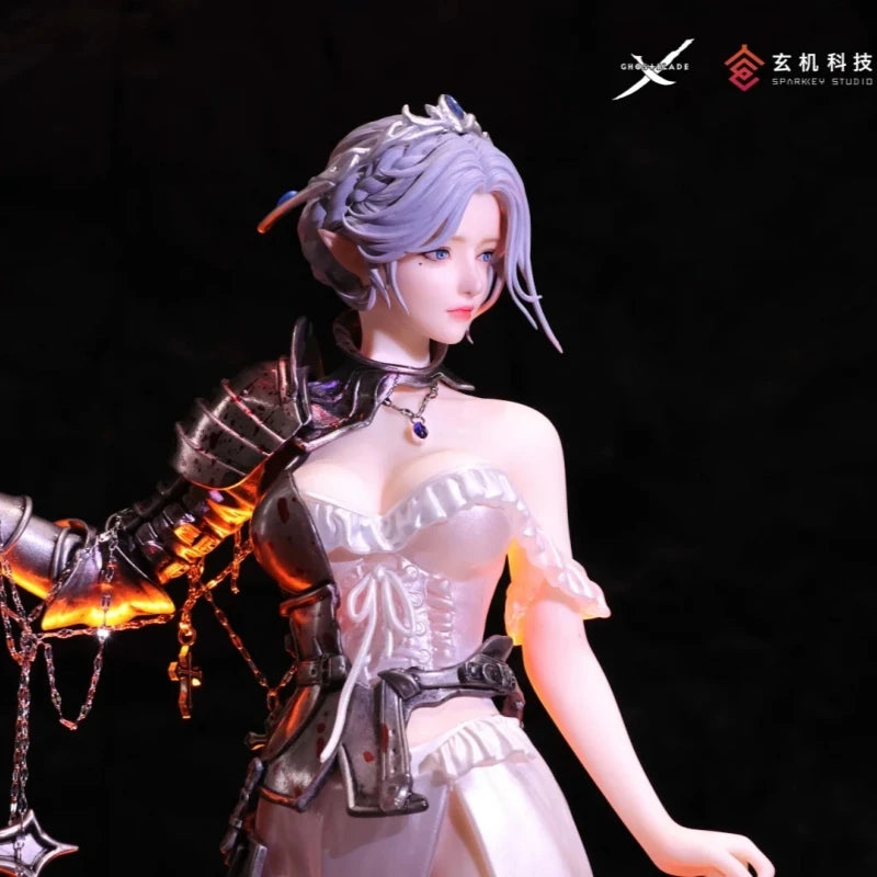 Official Ghost Blade God Of War Hai Qinyan 1/6 Scale 30cm Action Figure Desktop Decoration Genuine Collect Model Birthday Gift