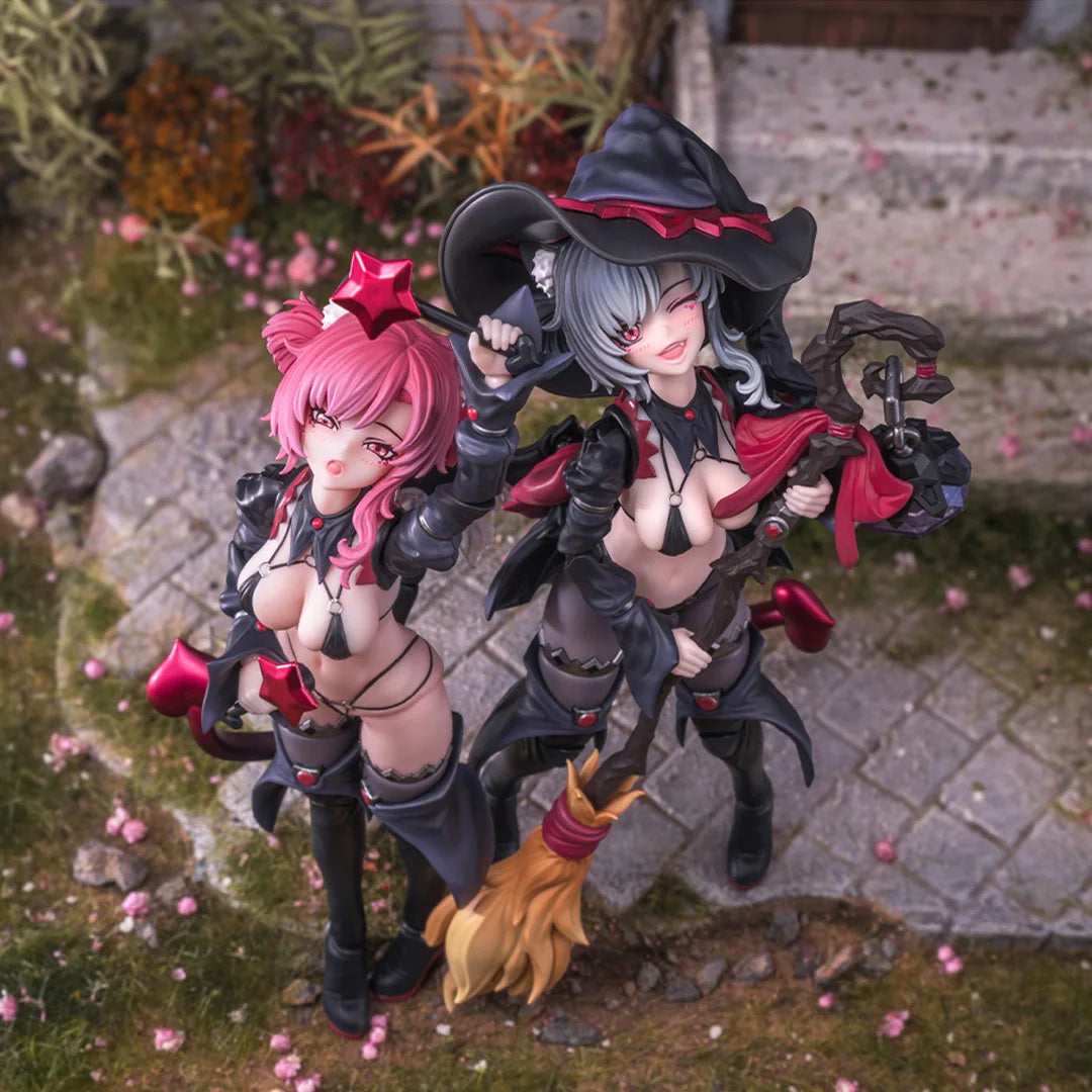 New Original Dimensional Concrete Machine Girl Intern Witch Xingchuan Cat 1/12 Can Be Done By Hand Toy Collection Gift Stock