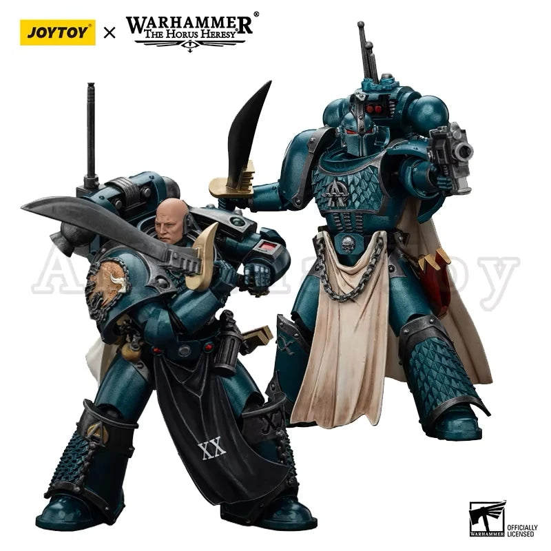 JOYTOY 1/18 Action Figure The Horus Heresy Alpha Legion Legion Praetor with Power Sword Harrowmaster Armillus Dynat